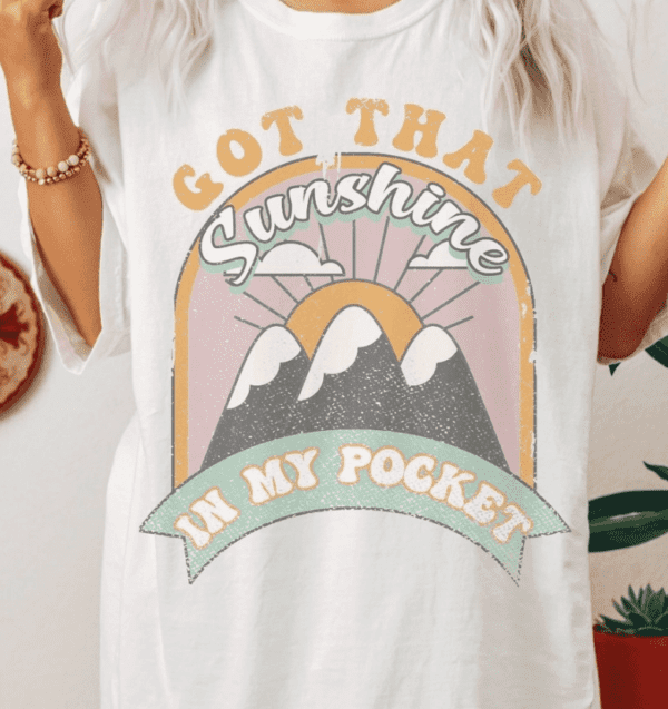 Sunshine in My Pocket T-Shirt - White