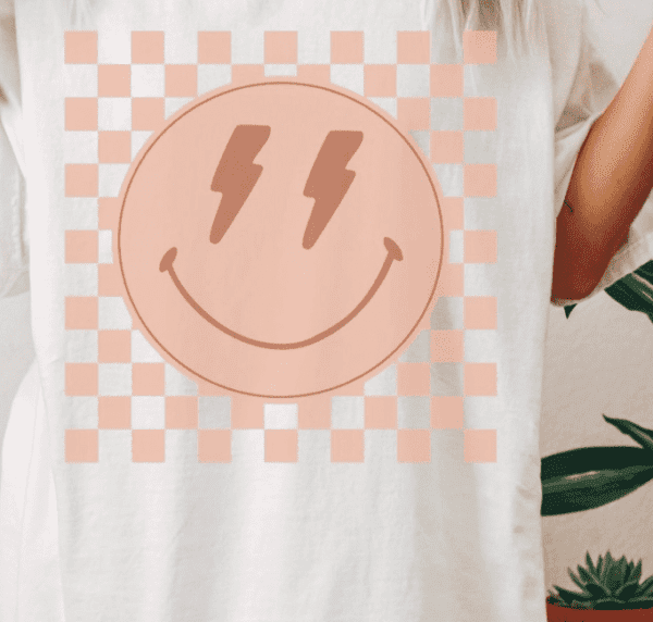 The Checker Smile T-Shirt - White