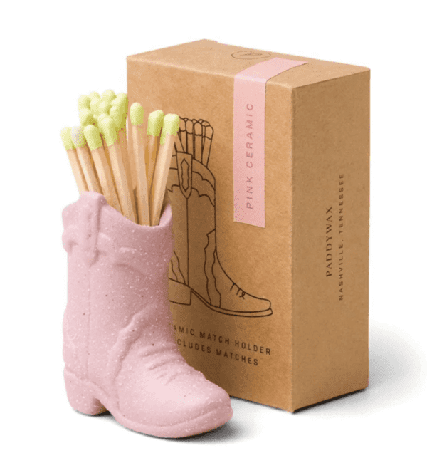Cowboy Boot Match Holder - Pink