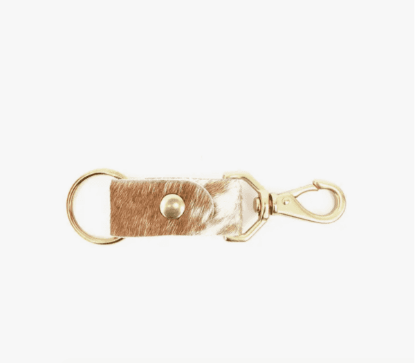 Cowhide Keychain
