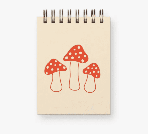 Mini Jotter Notebook / Mushrooms