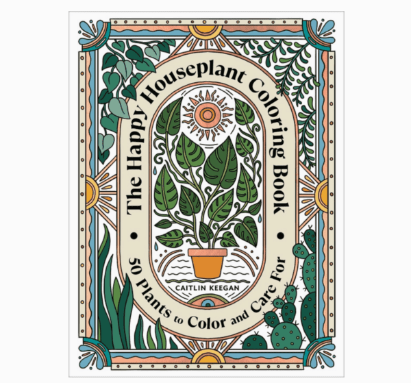 Happy Houseplant Coloring Book