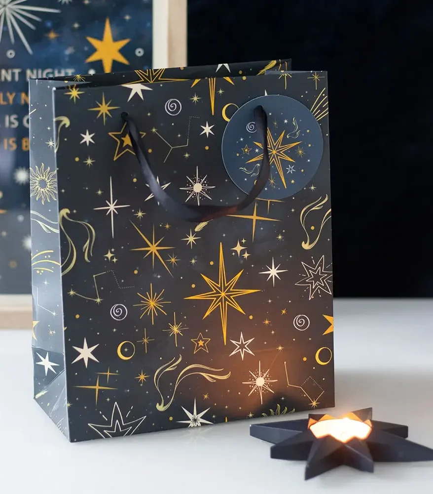 Medium Starry Night Celestial Gift Bag