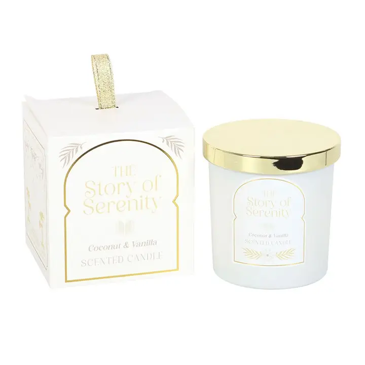 Coconut & Vanilla Candle - The Story of Serenity - Image 2