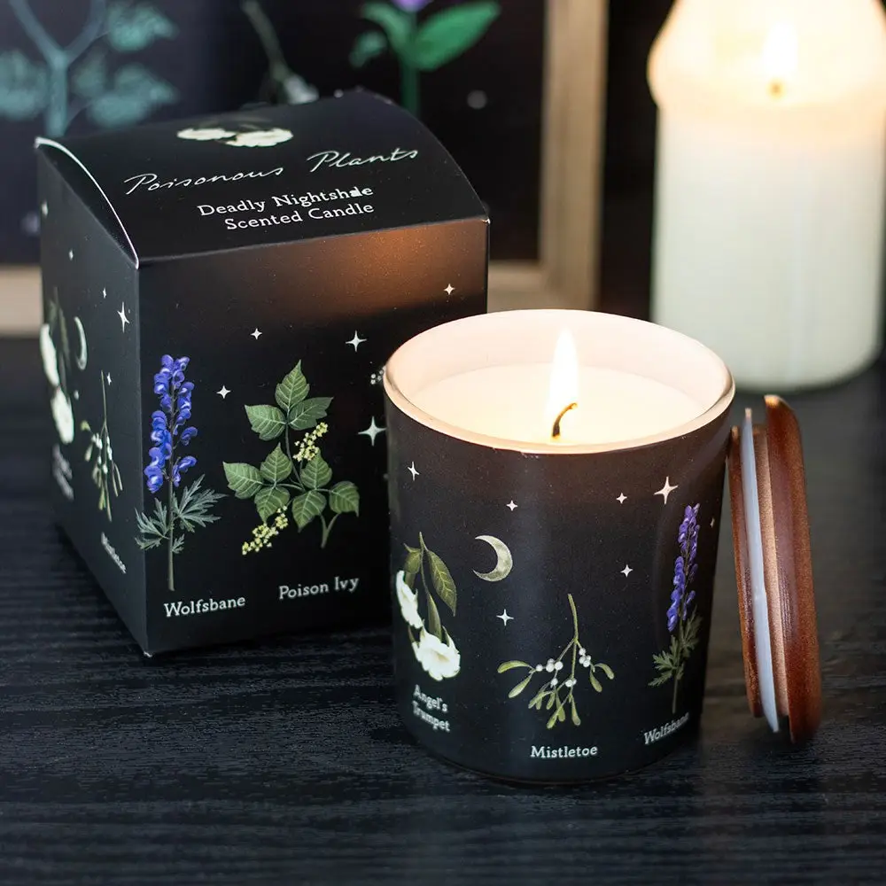 Poisonous Plants Deadly Nightshade Candle