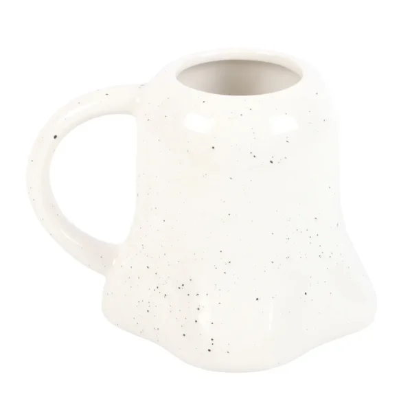 Ghost Shaped Halloween Mug with Pumpkin - Image 3