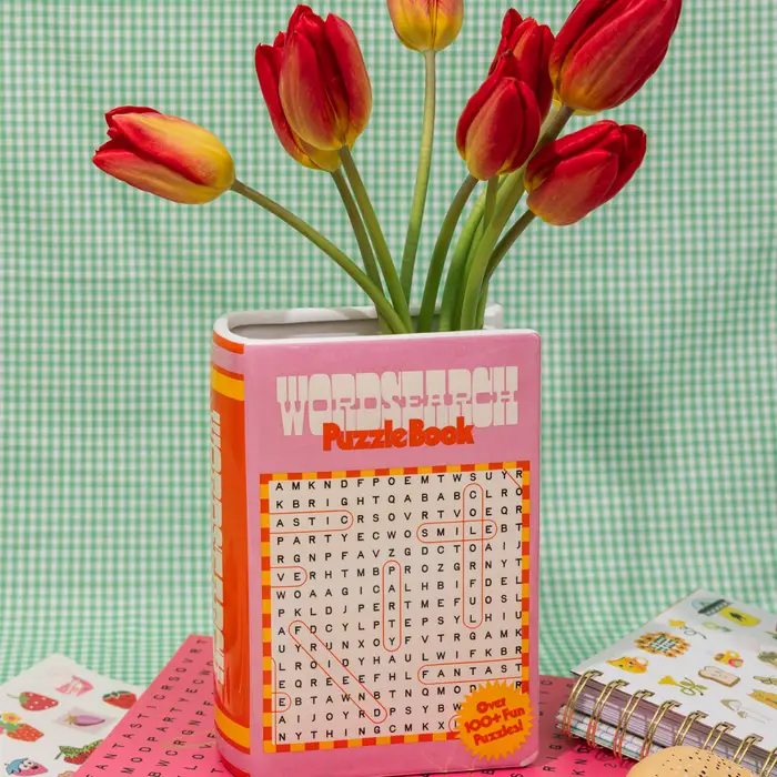Book Vase, Word Search